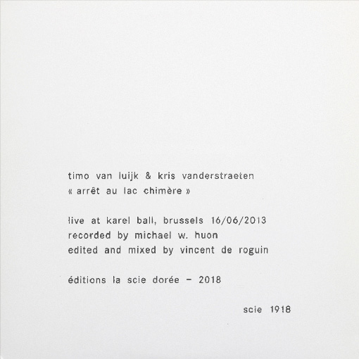 Arrêt au Lac Chimère